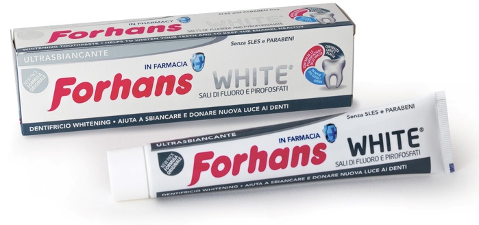 FORHANS SP WHITE DENTIF 75ML - Magnumfarma.it