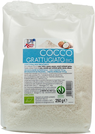 COCCO GRATTUGIATO BIO 250 G - Magnumfarma.it