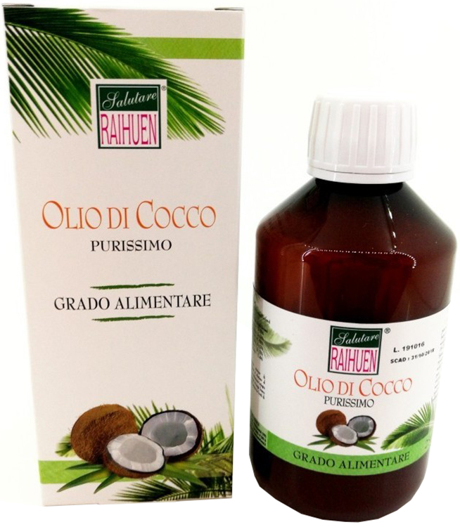 RAIHUEN OLIO COCCO GRADO ALIMENTARE 100 ML - Magnumfarma.it