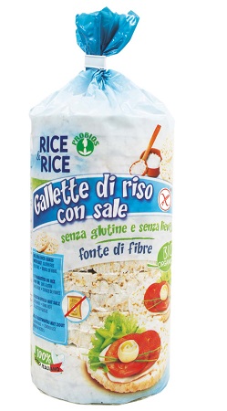 RICE&RICE GALLETTE DI RISO CON SALE SENZA LIEVITO 100 G - Magnumfarma.it
