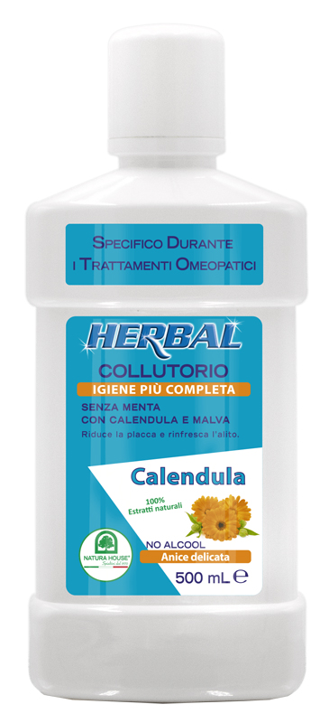 HERBAL COLLUTORIO CALENDULA E MALVA 500 ML - Magnumfarma.it