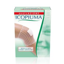 ICOPIUMA BENDA A COMPRESSIONE FISIOLOGICA PER GAMBA E GINOCCHIO CAL 5 1 PEZZO - Magnumfarma.it