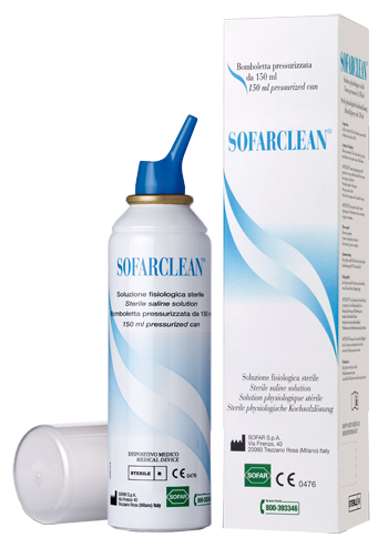 SOLUZIONE FISIOLOGICA SOFARCLEAN 150ML IN BOMBOLETTA PRESSURIZZATA - Magnumfarma.it