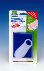 PROTETTORE ALLUCE VALGO REALIZZATO IN GEL DI SILICONE BIANCOSEMITRASPARENTE SAGOMATO PER AVVOLGERE LA PARTE DOLENTE E SENSIBILE DELL'ALLUCE IGIENEPIEDE 1 PEZZO - Magnumfarma.it