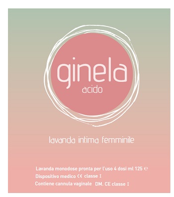 LAVANDA INTIMA FEMMINILE GINELA ACIDO 4 DOSI X 125 ML + CANNULA VAGINALE - Magnumfarma.it