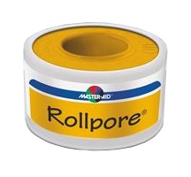 CEROTTO IN ROCCHETTO MASTER-AID ROLLPORE TESSUTO NON TESSUTO 5X2,5 - Magnumfarma.it