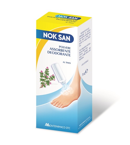 NOK SAN POLVERE ASSORBENTE DEODORANTE 75 G - Magnumfarma.it