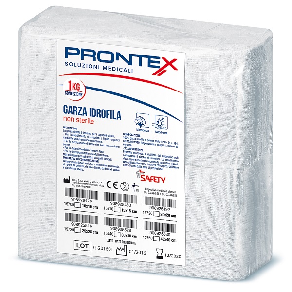 PRONTEX GARZA 25X25CM 1KG - Magnumfarma.it