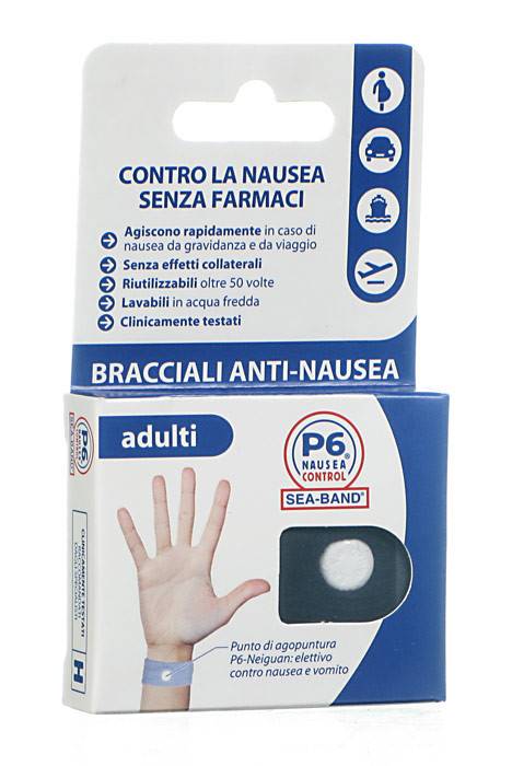 BRACCIALE ANTI NAUSEA PER ADULTI P6 NAUSEA CONTROL 2 PEZZI - Magnumfarma.it
