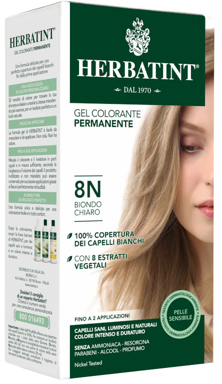 HERBATINT 8N BIONDO CHIARO 150 ML - Magnumfarma.it