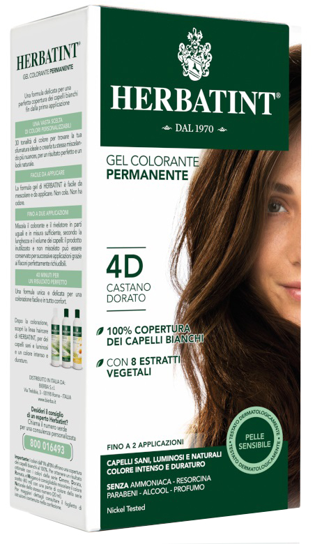 HERBATINT 4D CASTANO DORATO 150 ML - Magnumfarma.it