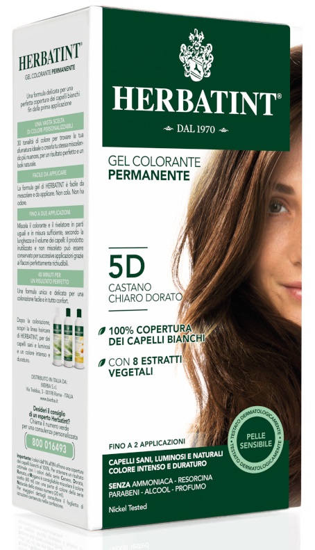 HERBATINT 5D CASTANO CHIARO DORATO 150 ML - Magnumfarma.it
