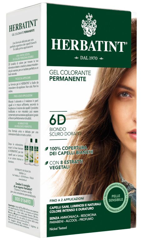 HERBATINT 6D BIONDO SCURO DORATO 150 ML - Magnumfarma.it