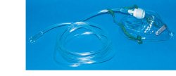MASCHERA PER OSSIGENOTERAPIA MEDIA CONCENTRAZIONE CON 2 TUBI PROLUNGA 2 METRI - Magnumfarma.it