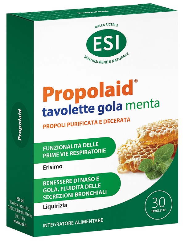 ESI PROPOLAID TAVOLETTE GOLA MENTA 30 TAVOLETTE - Magnumfarma.it