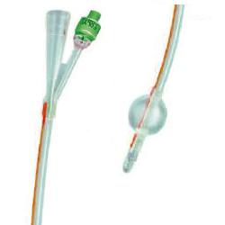 CATETERE FOLEY IN SILICONE TRASPARENTE A 2 VIE CON PALLONCINO 5-10ML DIAMETRO CH14 4,66MM LUNGHEZZA 40CM - Magnumfarma.it