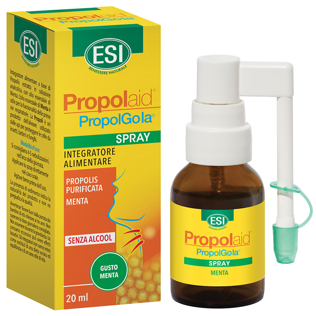 ESI PROPOLAID SPRAY GOLA ANALCOLICO MENTA 20 ML - Magnumfarma.it