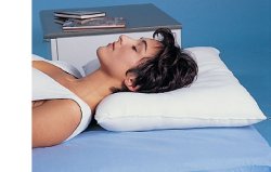 CUSCINO CERVICALE CERVISAN ANTIALLERGICO CON IMBOTTITURA SILICONATA. SIA LA FODERA TRASPIRANTE CHE LA SAGOMA SONO ANTIALLERGICHE, ANTIBATTERICHE E ANTIMICOTICHE - Magnumfarma.it