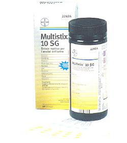 STRISCIA REATTIVA MULTITEST MULTISTIX 10SG 25 PEZZI - Magnumfarma.it