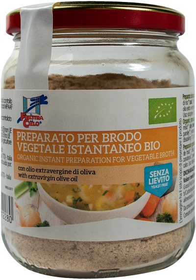 FSC BRODO VEGETALE ISTANTANEO SENZA LIEVITO BIO CON OLIO EXTRAVERGINE DI OLIVA 200 G - Magnumfarma.it