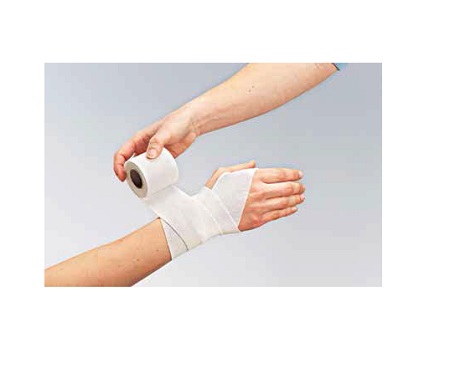 BENDA ELASTICA AUTOADESIVA FORTELAST PLUS   CON OSSIDO DI ZINCO ADESIVO SINTETICO 7,5X450CM - Magnumfarma.it