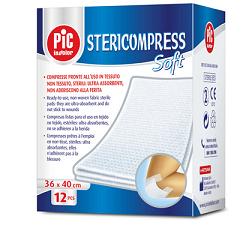 STERICOMPRESS SOFT XL GARZA TNT 18X40CM 12 PEZZI - Magnumfarma.it
