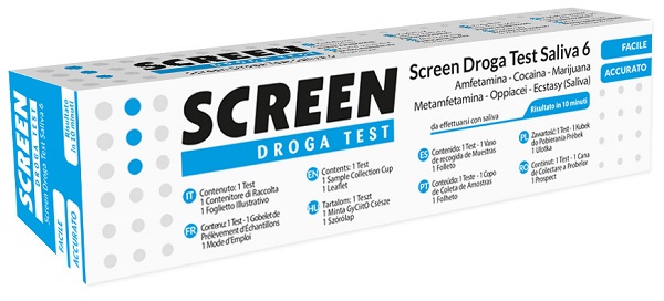 SCREEN DROGA TEST SALIVA 6 DROGHE - Magnumfarma.it