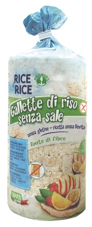 RICE&RICE GALLETTE DI RISO SENZA SALE E SENZA LIEVITO 100 G - Magnumfarma.it