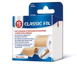 CEROTTO IN ROCCHETTO PIC CLASSIC FIX TELA 5X500 CM FUSTELLA - Magnumfarma.it