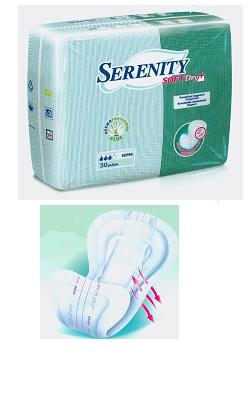 PANNOLONE PER INCONTINENZA SAGOMATO SERENITY SOFTDRY+ ALOE SUPER 30 PEZZI - Magnumfarma.it