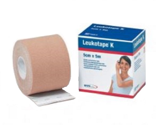 BENDA ADESIVA LEUKOTAPE K PER TAPING FISIOTERAPICO LARGHEZZA 5 CM LUNGHEZZA 5 M COLOR CARNE IN ROTOLO - Magnumfarma.it