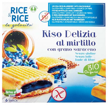 RICE&RICE RISO DELIZIA MIRTILLO E GRANO SARACENO 6 X 33 G - Magnumfarma.it