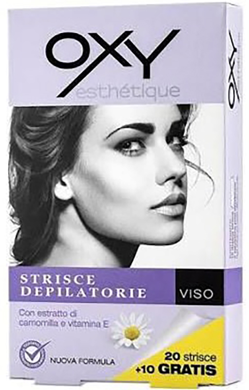 OXY STRISCE DEPILATORIE VISO 20 PEZZI - Magnumfarma.it