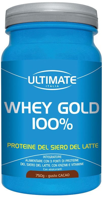 ULTIMATE WHEY GOLD 100 % CACAO 750 G - Magnumfarma.it