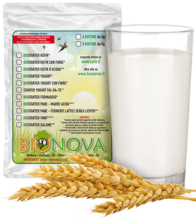 BIOSTARTER PER KEFIR 4 X 5 G - Magnumfarma.it