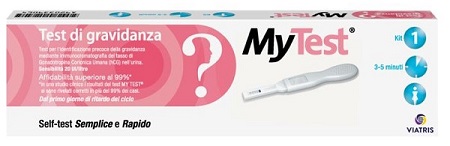 TEST DI GRAVIDANZA RAPIDO HCG MYTEST 1 PEZZO - Magnumfarma.it