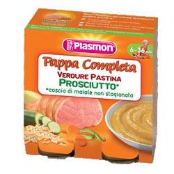 PLASMON OMOGENEIZZATO PAPPE PROSCIUTTO VERDURA PASTINA 190 G X 2 PEZZI - Magnumfarma.it
