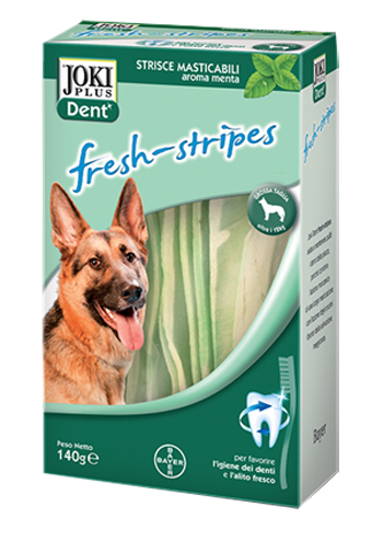 JOKI DENT FRESH-STRIPES 140 G PER CANI DI TAGLIA GRANDE - Magnumfarma.it