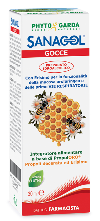 SANAGOL GOCCE PROPOLI ESTRATTO IDROALCOLICO 30 ML - Magnumfarma.it