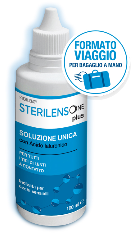 SOLUZIONE UNICA STERILENS ONE PLUS CON ACIDO IALURONICO 100 ML - Magnumfarma.it