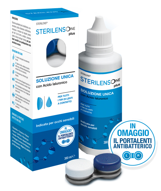SOLUZIONE UNICA STERILENS ONE PLUS CON ACIDO IALURONICO 380 ML - Magnumfarma.it