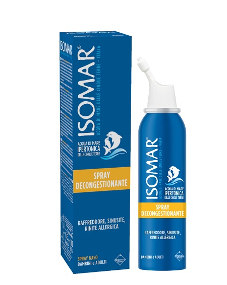 ISOMAR NASO CHIUSO SOLUZIONE ACQUA DI MARE IPERTONICA PER DECONGESTIONE NASO CHIUSO 50 ML - Magnumfarma.it