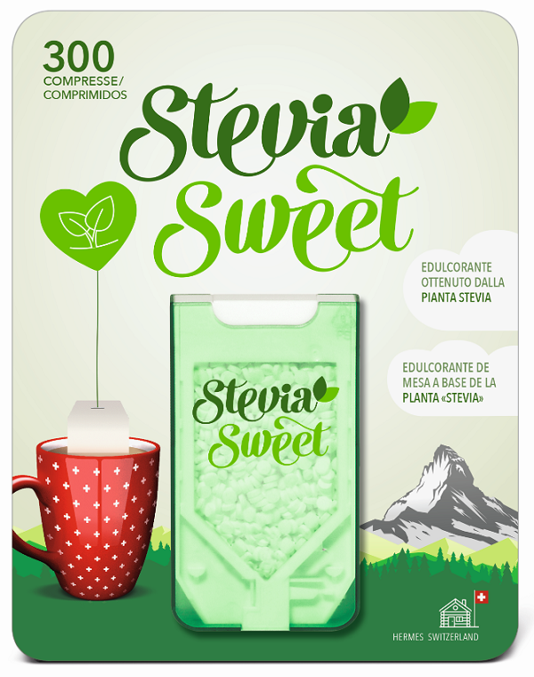 HERMESETAS STEVIA 300 COMPRESSE - Magnumfarma.it