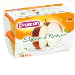 PLASMON SAPORI DI NATURA OMOGENEIZZATO MELA 100 G X 4 PEZZI - Magnumfarma.it