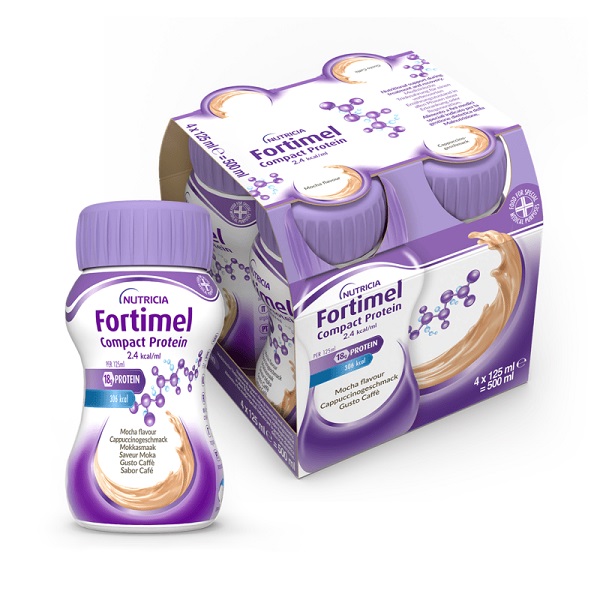 FORTIMEL COMPACT PROTEIN CAFFE' 4 BOTTIGLIE DA 125 ML - Magnumfarma.it
