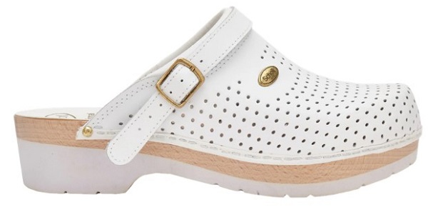 CLOG S/COMF.B/S CE BYCAST UNISEX WHITE WOODS BIANCO 39 - Magnumfarma.it