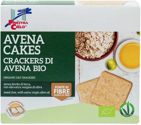 FSC AVENACAKES CRACKERS DI AVENA BIO VEGAN SENZA LIEVITO DI BIRRA CON OLIO EXTRAVERGINE DI OLIVA 250 G - Magnumfarma.it