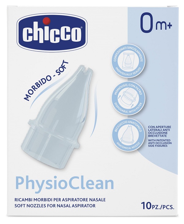 RICAMBI MORBIDI PER ASPIRATORE NASALE CHICCO PHYSIOCLEAN - Magnumfarma.it