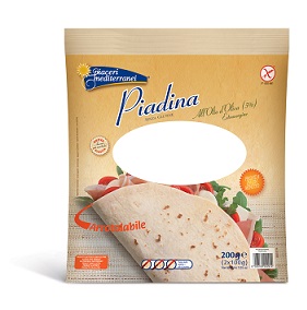 PIACERI MEDITERRANEI PIADINA OLIO D'OLIVA 200 GRAMMI - Magnumfarma.it