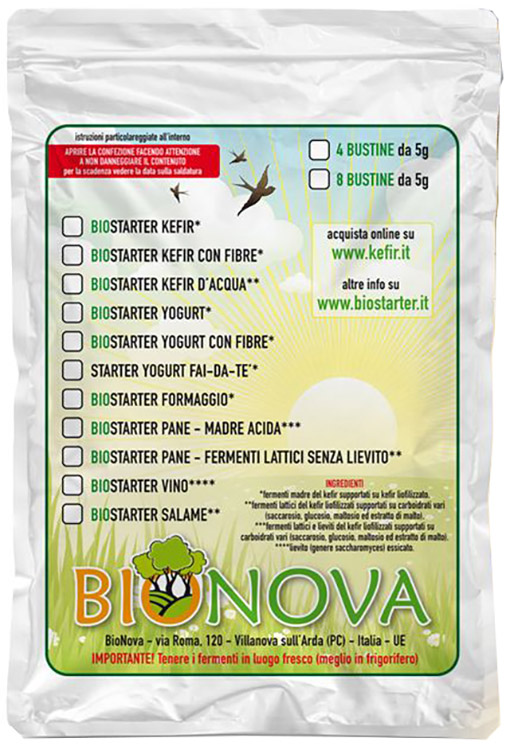 BIOSTARTER PER KEFIR D'ACQUA - Magnumfarma.it